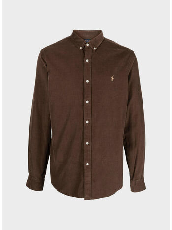 CAMICIA CORDUROY, CHOCOLATE MOUSSE, small