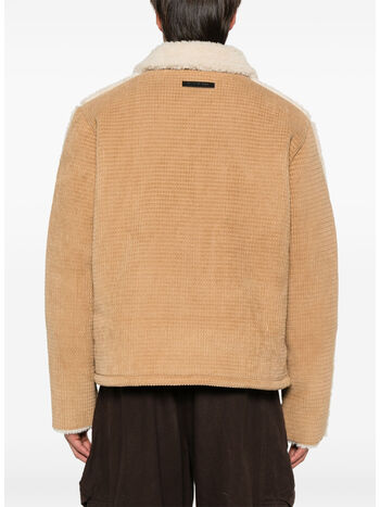 GIACCA CAMEL FAUX FUR, CAMEL, small