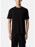 T-SHIRT CREPE STONE ISLAND GHOST, V0029 BLACK, thumb