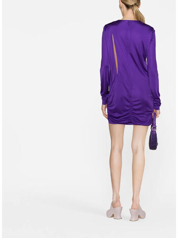 ABITO CORTO CON DRAPPEGGIO, , small