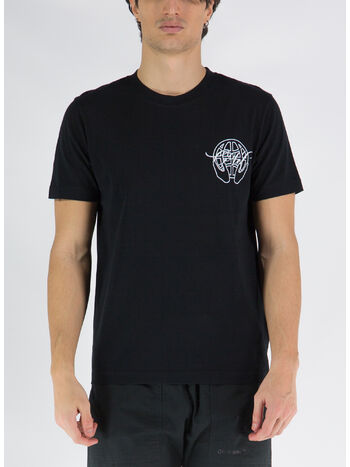 T-SHIRT HAND ARROW SLIM S/S TEE, 1001 BLACK WHITE, small