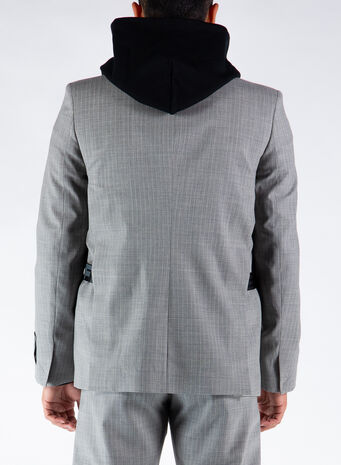 GIACCA UNFINISHED BLAZER, 0600LIGHTGREY, small