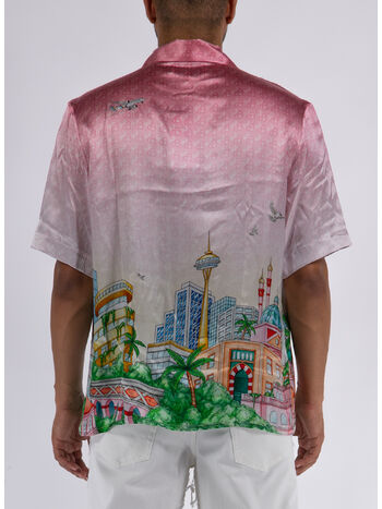 CAMICIA CUBAN COLLAR SHORT SLEEVE, 10 MORNING CITY VIEW, small