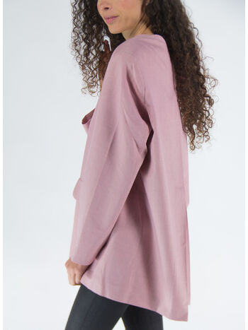 BLAZER DRAPEY MELANGE OVERSIZED, 545 PINK TULLE, small