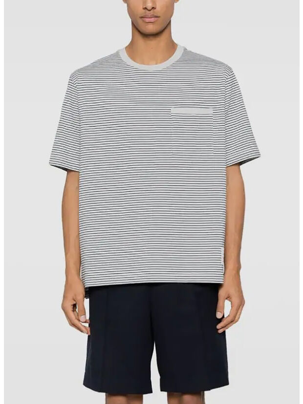 T-SHIRT OVERSIZED SHORT SLEEVE POCKET TEE, , large
