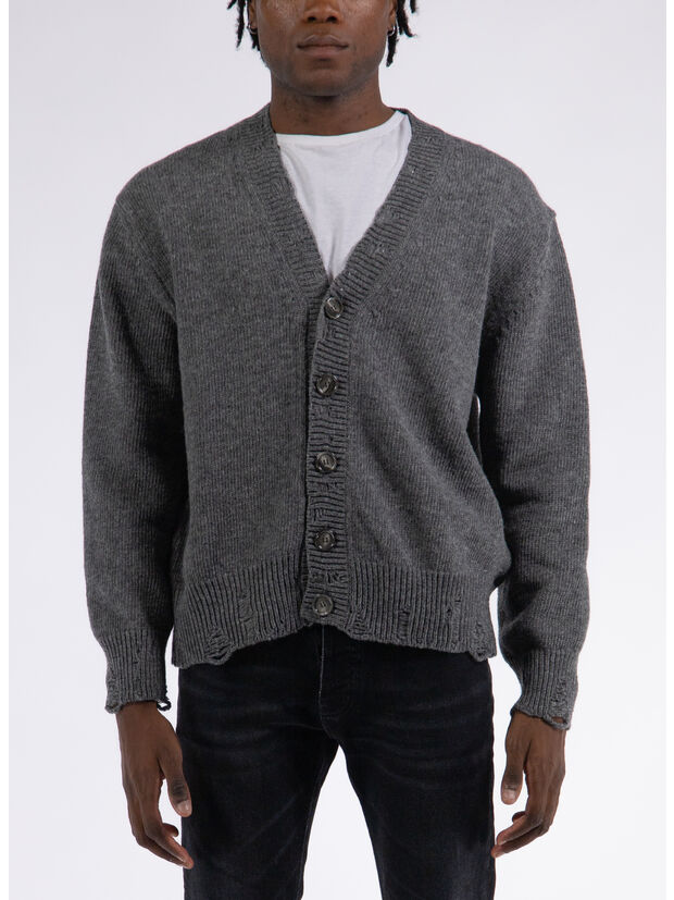 CARDIGAN CUT OUT, 055 WOOL VISCOSE CANVAS HEATHER GREY, large