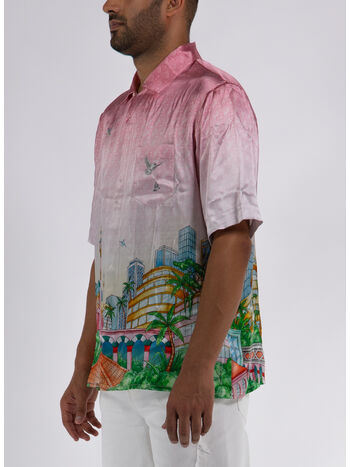 CAMICIA CUBAN COLLAR SHORT SLEEVE, 10 MORNING CITY VIEW, small