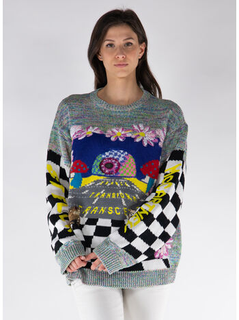 MAGLIONE DAY TRIP JACQUARD JUMPER, 8490 MULTICOLOR, small