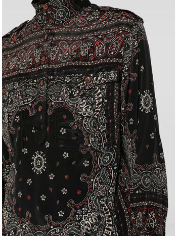 CAMICIA UTILITY BLOUSE, BLBA BLACK BANDANA, small