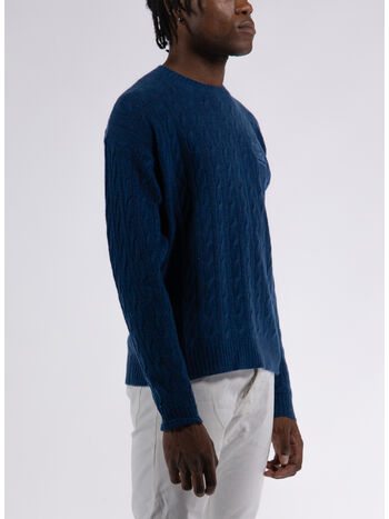 PULLOVER IN LANA TRECCIATO, 200, small