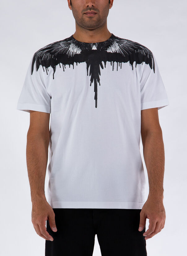 T-SHIRT TAR WINGS, 0110WHITEBLACK, large