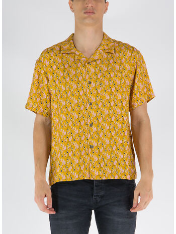 CAMICIA PAISLEY TEARS, MUSTARD, small