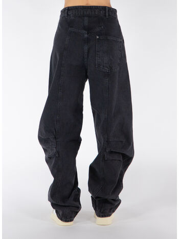 PANTALONE CARGO WASHED DENIM, , small