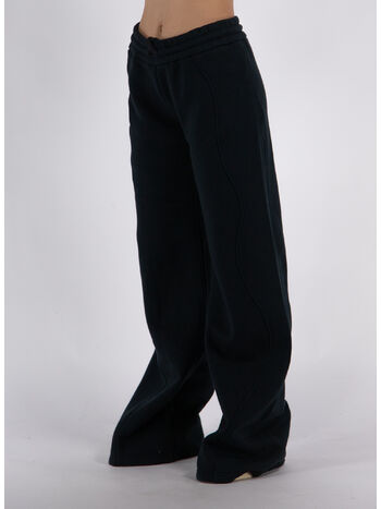 PANTALONE ROUND SWEATPANT, 1000 BLACK, small