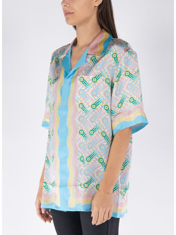 CAMICIA CUBAN COLLAR, PING PONG PRINT, small