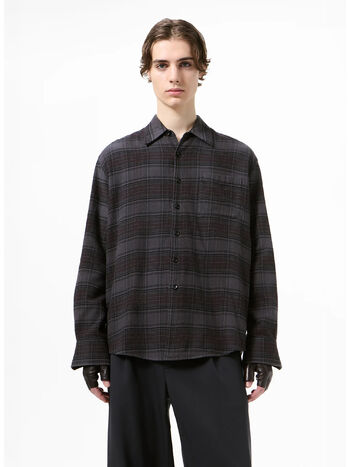 CAMICIA ABOVE, FADED NOCTURNE CHECK FLANNEL, small