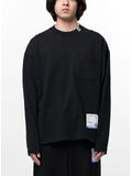 T-SHIRT HEAVY WEIGHT JERSEY POCKET LS, BLACK, thumb