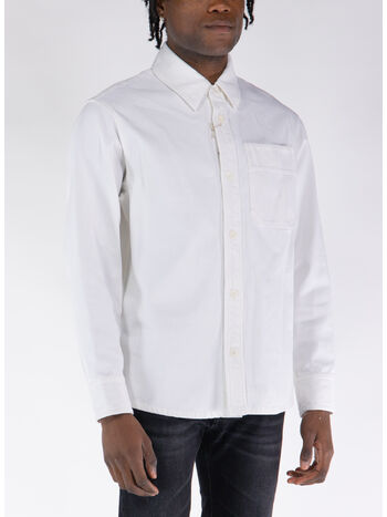 CAMICIA SURCHEMISE BASILE BRODEE POITRINE, AAB WHITE, small