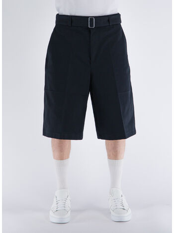 SHORTS WITH PRESSED BOX PLEATS, 401 NAVY, small