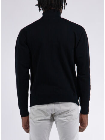 FELPA PADLOCK HALF ZIP, 999 BLACK, small