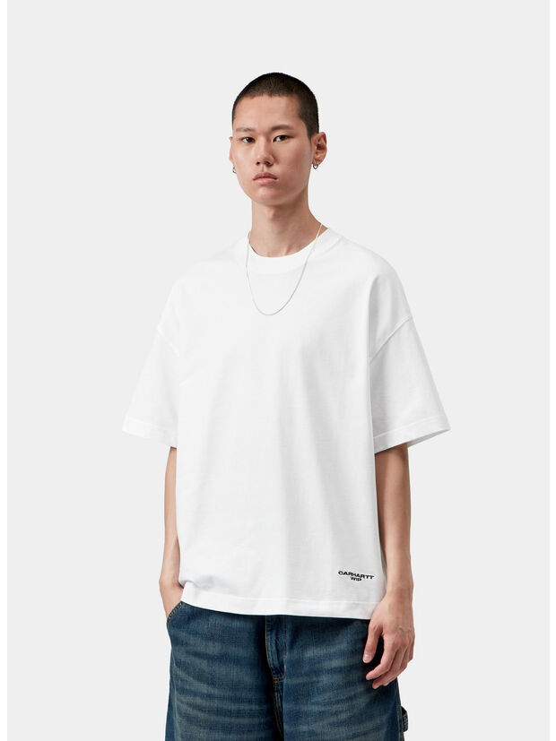 T-SHIRT CHAPTER SCRIPT, 00AXX WHITE/BLACK, large