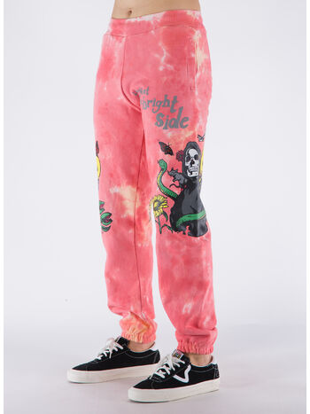 PANTALONE SMILEY LOOK AT THE BRIGHT SIDE, PINK TIE-DYE, small
