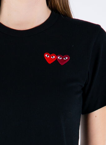 T-SHIRT PLAY, BLACK, small