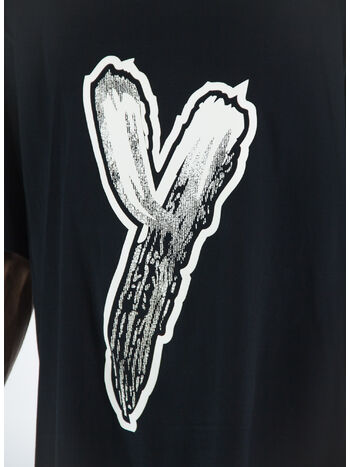 T-SHIRT LOGO GFX TEE, BLACK, small