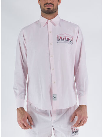 CAMICIA OXFORD STRIPES, PNK PINK, small