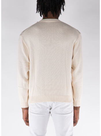MAGLIONE BOKE FLOWER, 02 BIANCO, small
