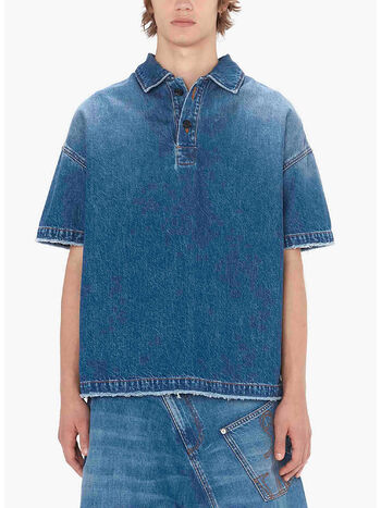 POLO IN DENIM, 804 LIGHT BLUE, small