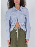 CAMICIA CROPPED, BLUE, thumb