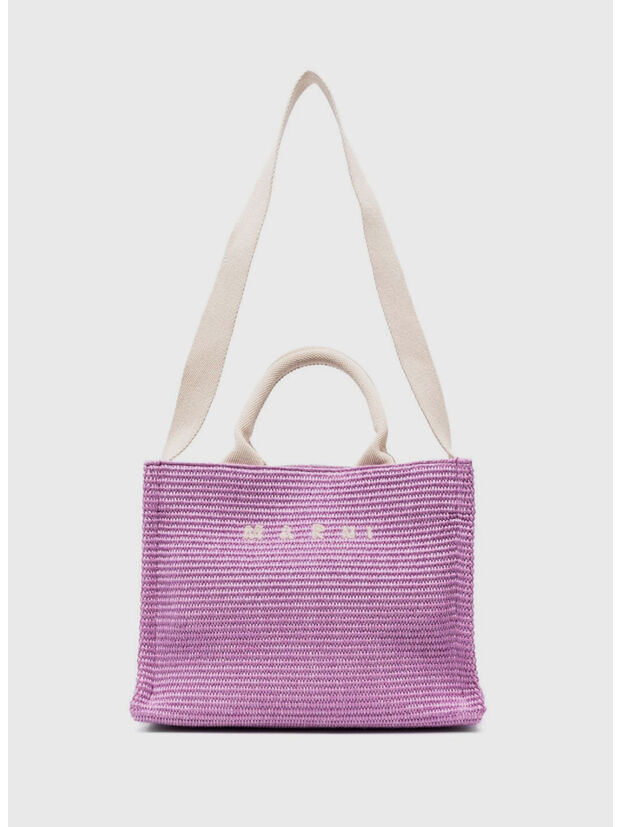 TOTE BAG PICCOLA IN RAFIA NATURALE, 00C04, large