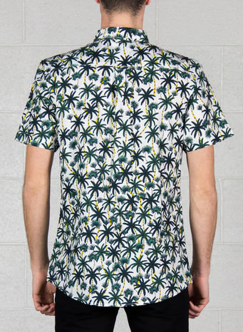 CAMICIA SANDEFJORD POPLIN BEACH PALMS, WHITE, small