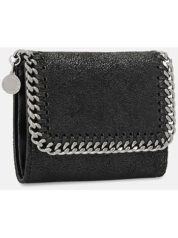 PORTAFOGLIO CON PATTA FALABELLA PICCOLO, 1000 BLACK, small