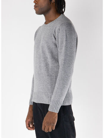 MAGLIONE GIROCOLLO AAPPIO, 07 GRIGIO CHIARO, small