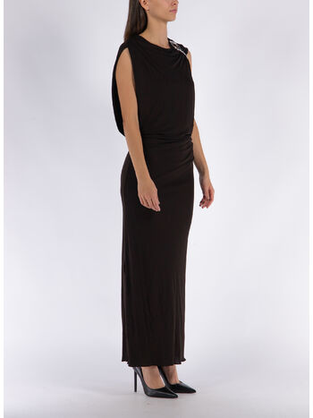 ABITO MIDI DRAPED, 693 EXPRESSO, small