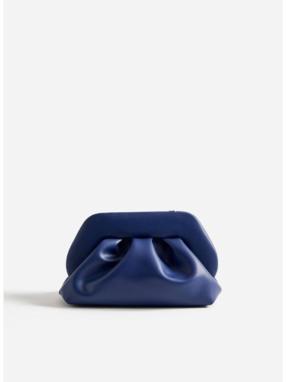 BORSA A MANO TIA VEGAN FABRIC, COBALT BLUE, medium