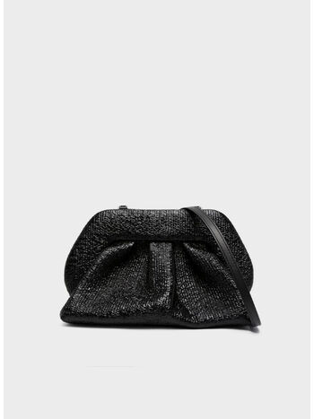 BORSA TIA CRUMPLED, BLACK, small