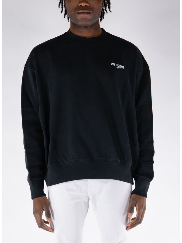 FELPA CREW WAPPEN, BLACK, large