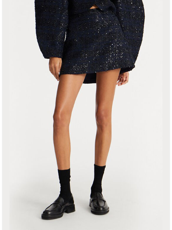 GONNA BOUCLE MINI, 1725 NAVY BLAZER, medium