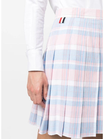 GONNA THIGH LENGTH DROPPED BACK PLEATED, , small