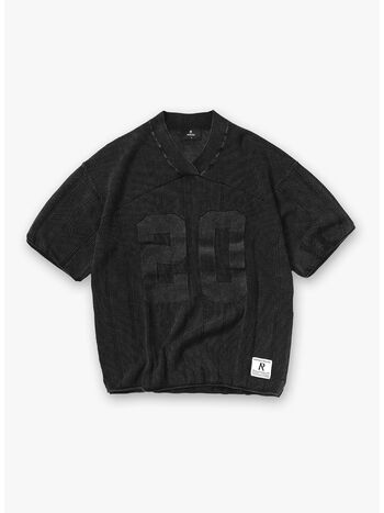 MAGLIA KNITTED VARSITY JERSEY, 47 VINTAGE GREY, small