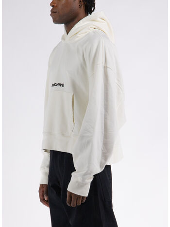 FELPA HOODIE SHORT, K02-101 HEAVY TERRY ECRU, small