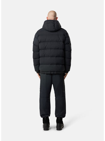 PIUMINO CON CAPPUCCIO SEAMLESS TUNNEL NYLON DOWN-TC, V0029 BLACK, small
