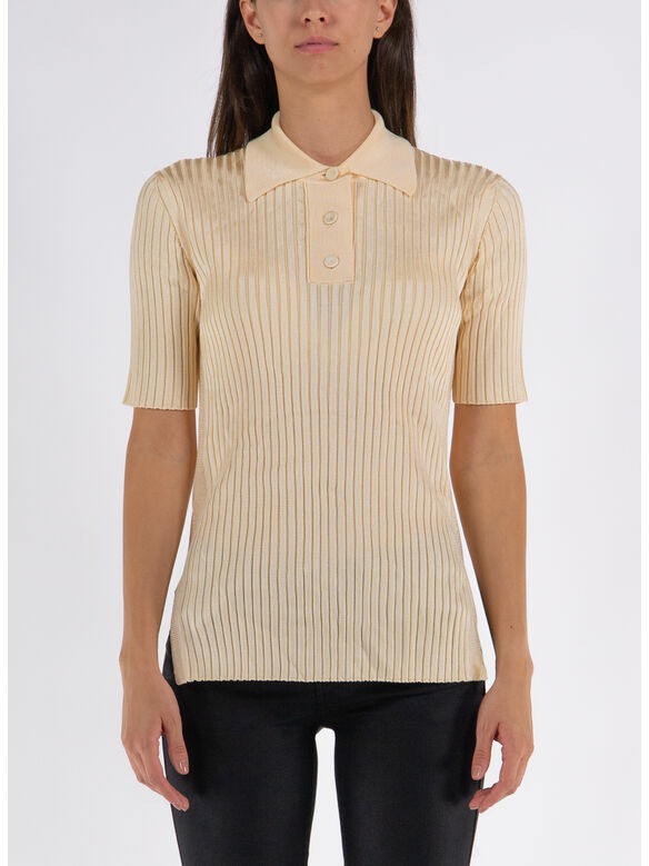 POLO KNIT, 109 Cornsilk, medium