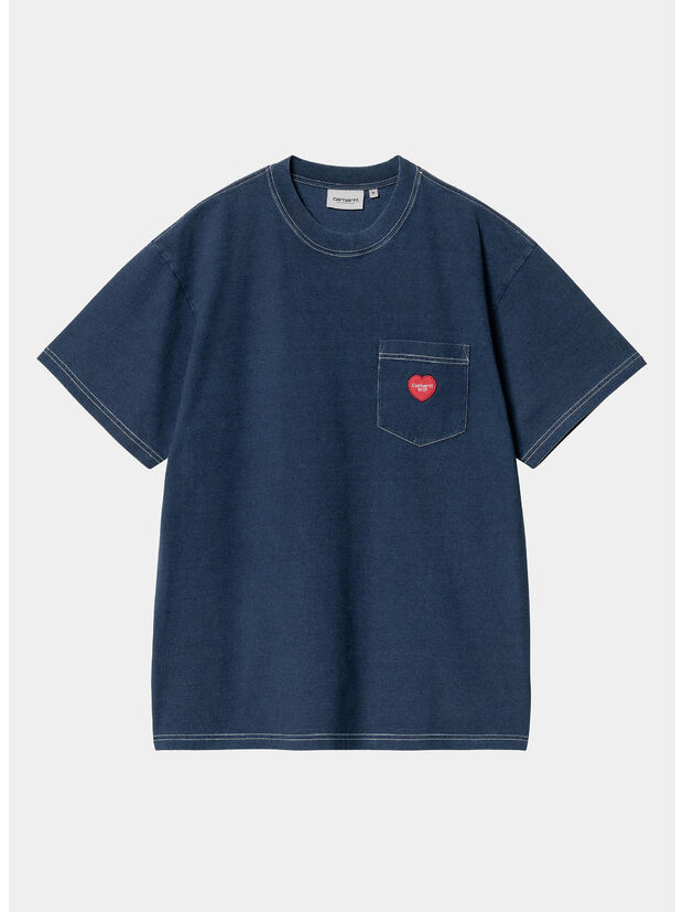 T-SHIRT S/S INGO POCKET, E4GD DARK BLUE, large