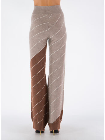 PANTALONE A RIGHE VARIEGATE, 8491 MULTICOLOR, small