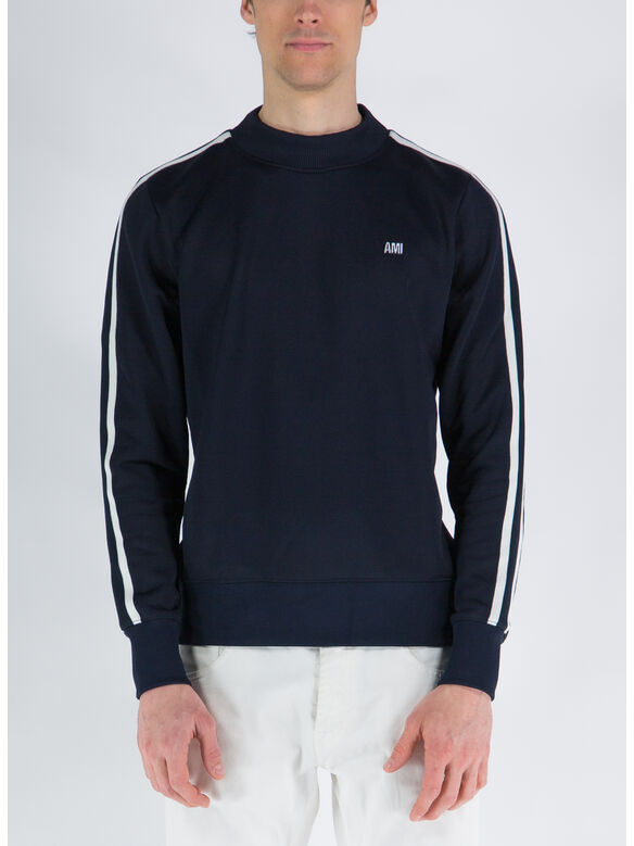FELPA CREWNECK, 491 NAUTIC BLUE/491, medium