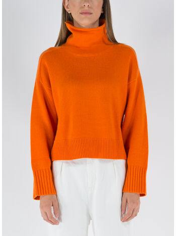 MAGLIONE STINTINO, ORANGE ORANGE, small